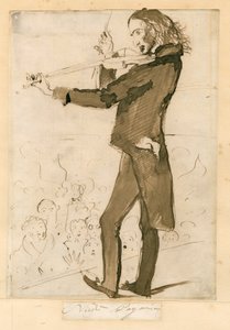 Ritratto di Niccolò Paganini da Unknown